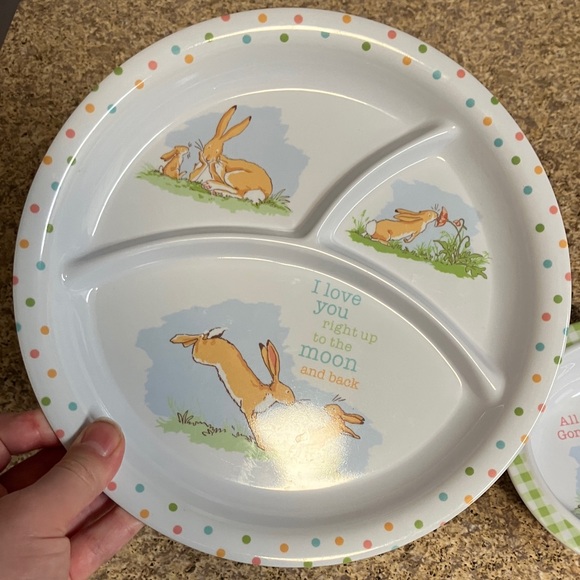 Children's Dinnerware Set with Rabbit Design - Picture 6 of 10